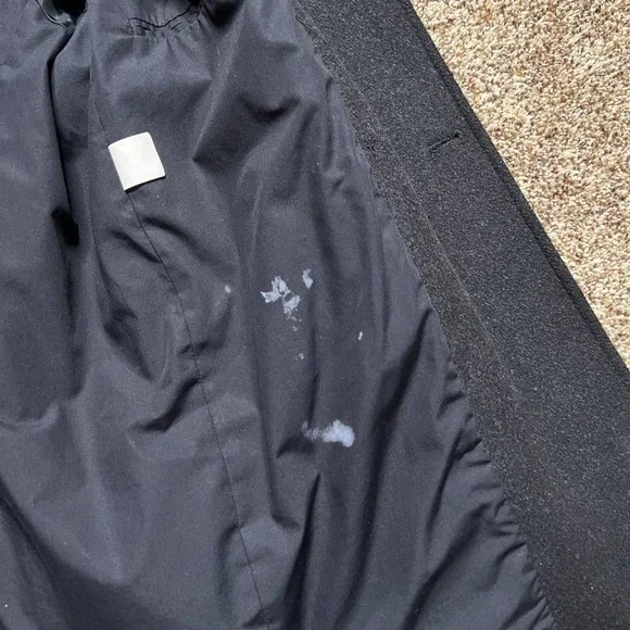 J.Crew Womens Gray Double-Breasted Wool Blend Peacoat Jacket Lined Petite Medium - Picture 7 of 9